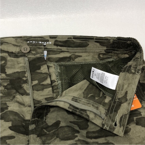 NEW Columbia Pants Smith Creek Green Camouflage Printed 36W 30L Regular - Picture 9 of 11